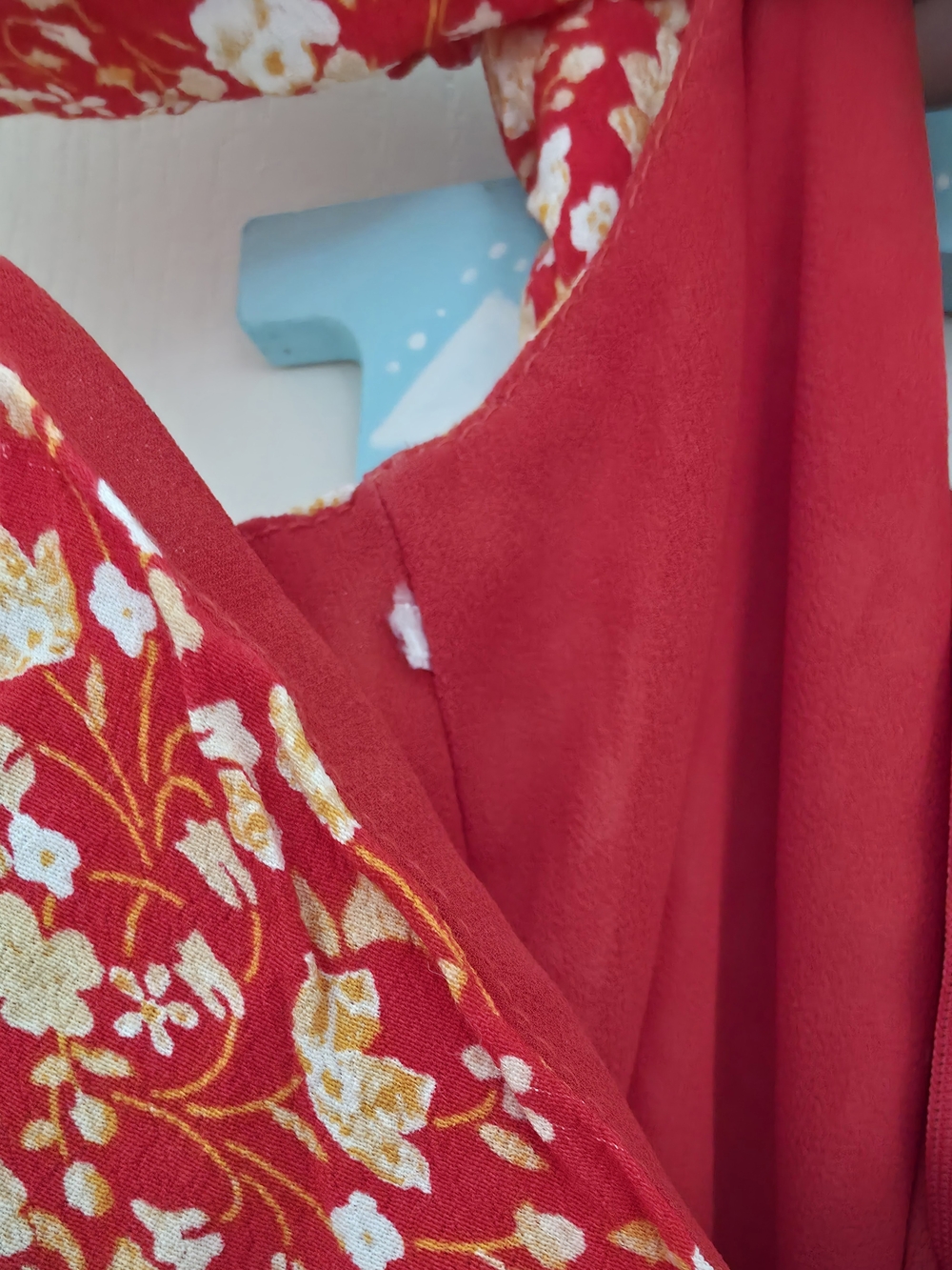 Lulus Mariana Red Floral Ditsy Print Sweetheart Split Midi Summer Dress Small - Picture 6 of 11